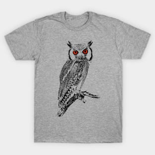 Southern White-faced Owl | African Wildlife T-Shirt